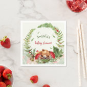 Baby shower Beer Woodland Servet (Insitu)