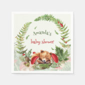 Baby shower Beer Woodland Servet (Voorkant)