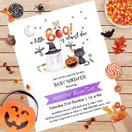 Baby shower begroting van Little Boo Halloween