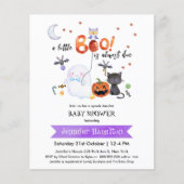 Baby shower begroting van Little Boo Halloween (Voorkant)