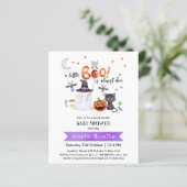 Baby shower begroting van Little Boo Halloween (Staand voorkant)