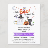 Baby shower begroting van Little Boo Halloween (Voorkant)