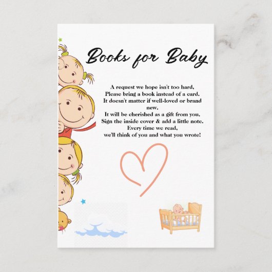 Baby shower Behuizing kaart (Voorkant)