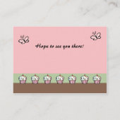 Baby shower Behuizing Kaart (Achterkant)