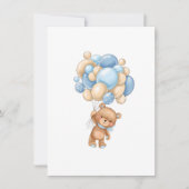 Baby shower Beren ballonnen van mama of papa Kaart (Voorkant)