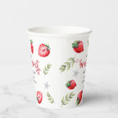  Baby shower "Berry Sweet" Papieren Bekers (Rechts)