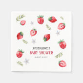  Baby shower "Berry Sweet" Servet (Voorkant)