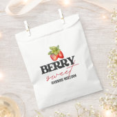 Baby shower Berry Sweet Strawberries Bedankzakje (Geknipt)