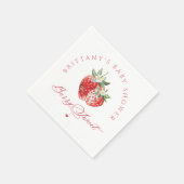 Baby shower Berry Sweet Strawberries Servet (Hoek)