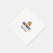 Baby shower Berry Sweet Strawberries Servet (Hoek)