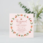 Baby Shower 'Bes Zoet' Kaart (Staand voorkant)