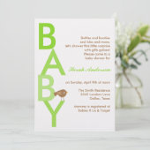 baby shower (Beste onderscheiding van vandaag) Kaart (Staand voorkant)