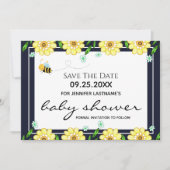 Baby shower Bewaar de datum Kaart (Voorkant)