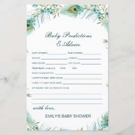 Baby shower Bewerkbare Baby Voorspelling en advies