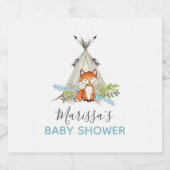 Baby shower Bier Etiket (Enkel label)