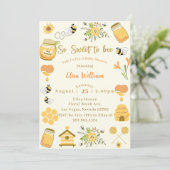 Baby shower bij zo lief om bij te zijn kaart (Staand voorkant)