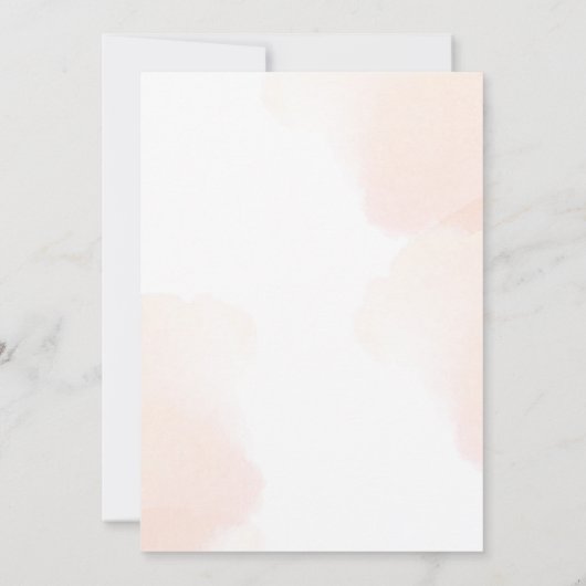 Baby shower bij zonnebloemen witte roos goud  kaart (Achterkant)