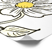 Baby shower bijen Welkom bij de bunkerbijendouche Poster (Hoek)