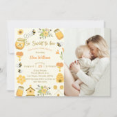 Baby shower bijen zo lief om bij te zijn foto kaart (Voorkant)