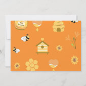 Baby shower bijen zo lief om bij te zijn foto kaart (Achterkant)