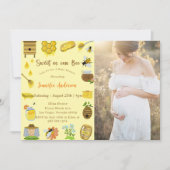 Baby shower bijen zoet als kan worden foto kaart (Voorkant)