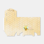 Baby shower bijengeel schattig bedankt bedankdoosjes (Uitgevouwen)
