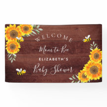 Baby shower bijtende zonnebloemen