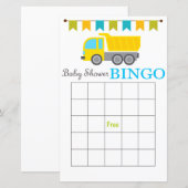 Baby shower bingo (Voorkant / Achterkant)