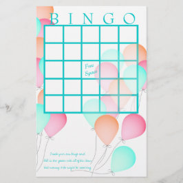 Baby shower Bingo
