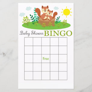 Baby shower bingo