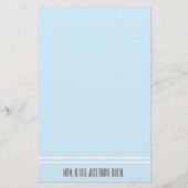 Baby shower BINGO Baby Blue Gold Elephant Flyer (Achterkant)