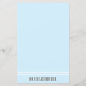 Baby shower BINGO Baby Blue Gold Elephant Flyer (Achterkant)