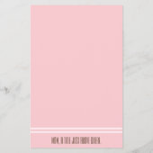 Baby Shower BINGO Baby Goud Roze Olifant Flyer (Achterkant)