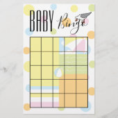 Baby shower BINGO Beach Flyer (Voorkant)