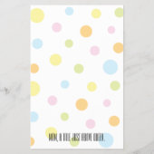 Baby shower BINGO Beach Flyer (Achterkant)