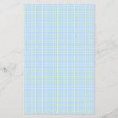 Baby shower BINGO "Blue/Build A Library" Flyer (Achterkant)