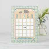 baby shower Bingo Cards Kaart (Staand voorkant)