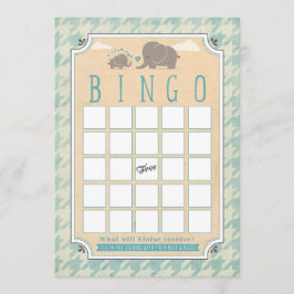 baby shower Bingo Cards Kaart