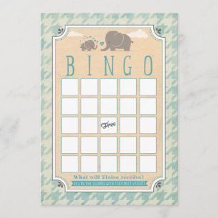 baby shower Bingo Cards Kaart