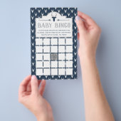 Baby shower Bingo, Deer Baby shower Flyer (Hand)