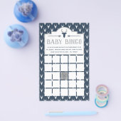 Baby shower Bingo, Deer Baby shower Flyer (Enkel)
