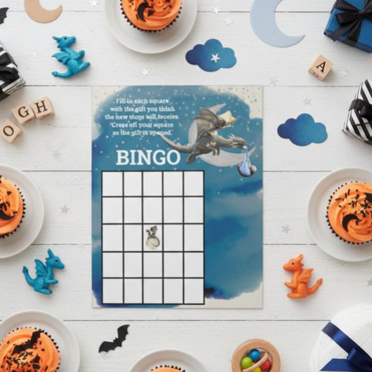 Baby shower Bingo Dragon Knight Notitieblok