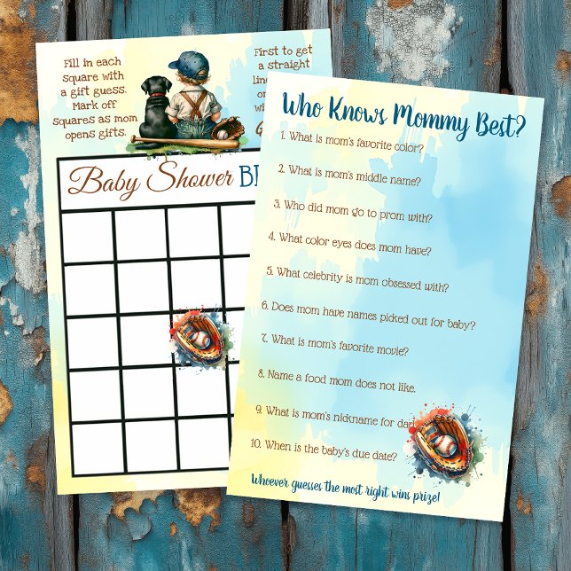 Baby shower BINGO en wie kent mama het beste (Creator heeft geüpload)