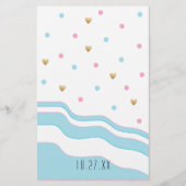 Baby shower BINGO "Flamingo Mam & Baby" Flyer (Achterkant)