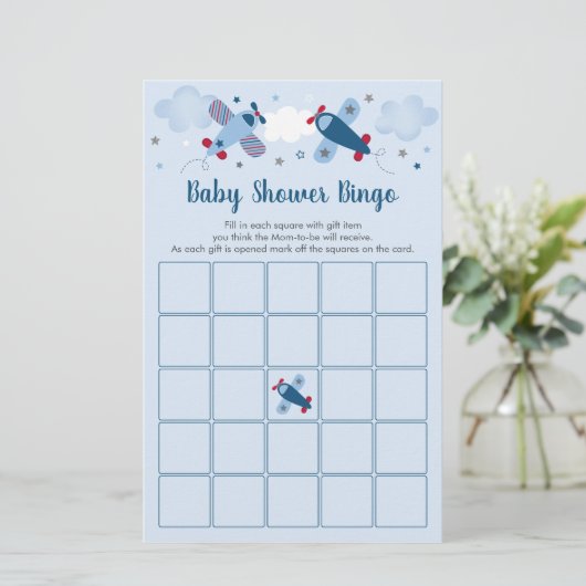 Baby shower Bingo Game (Staand voorkant)