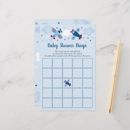 Baby shower Bingo Game (Voorkant / Achterkant in situ)