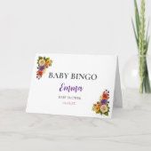 Baby Shower Bingo Game Board3. Fun Party Feestdagen Kaart (Voorkant)