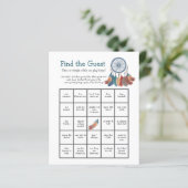 Baby shower Bingo Game Dreamweaver vindt de gast (Staand voorkant)