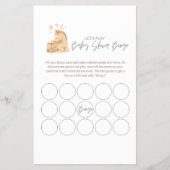 Baby Shower Bingo Game  Flyer (Voorkant)