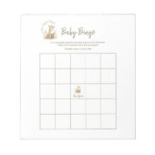 Baby shower Bingo Game Nieuw hoofdstuk begint te s Notitieblok (Voorkant)